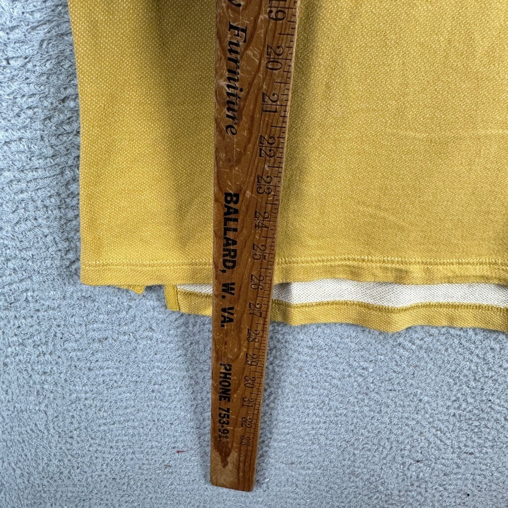 R.M. Williams Shirt Polo Mens Xl Mustard Rugby Short Sleeve Casual Outdoor Logo — image 8 of 8